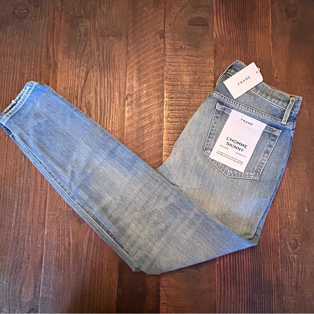 FRAME L’Homme Skinny Denim Jeans Size 30 NWT